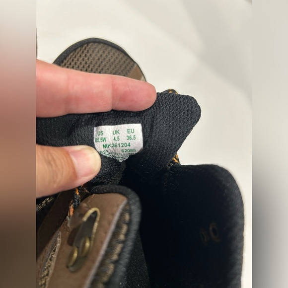 Merrell Kids Size 5.5 W Wide Moab 2 Mid Waterproof Hiking Boots Brown NWT Earth - Picture 5 of 11